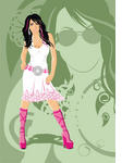 vector beauty girls people...