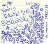 hand drawn back to school...