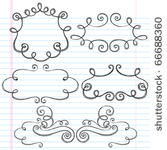 hand drawn sketchy notebook...