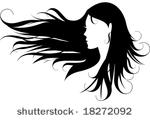 woman with curly black hair