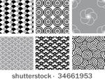 seamless japanese patterns ...