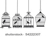 set of ornamental vintage...