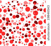 seamless red dots pattern