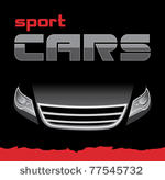 sport car. background for card. ...