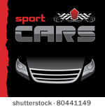 sport car. background for...