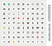 set of web icons