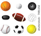 sport balls detail vector
