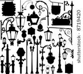 city light and sign