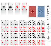 collection of game card vector