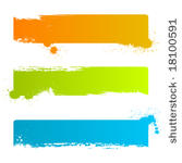 grunge banner backgrounds vector