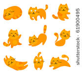 cartoon cute cats