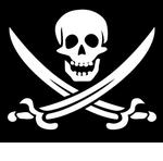 jolly roger skull and crossed...