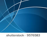 abstract blue curves background ...