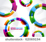 colorful abstract concentric...