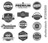 set of 12 retro premium quality ...