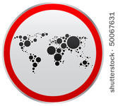 world map icon