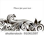 floral background with...