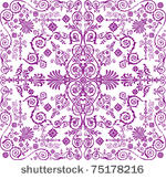 illustration with pink...