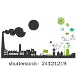 vector   green planet