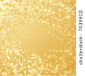 gold star background. vector