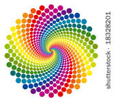 rainbow vortex vector...