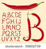chilly typeface. vector.