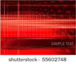 red digital abstract. vector.