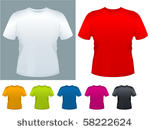men's t shirt vector template.