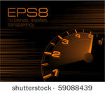 speed orange vector abstract.