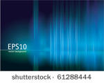 blue reflection. vector.