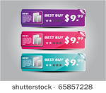 vector set of web 2.0 banners