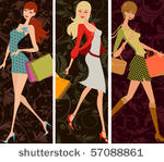 shopping girls