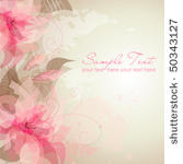 romantic flower background