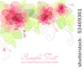 romantic flower background