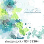 artistic flower background