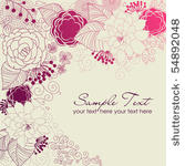 stylish floral background