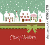 christmas card  cute little...