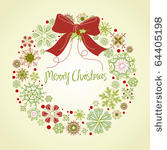 vintage christmas wreath made...