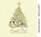 vintage christmas card ....
