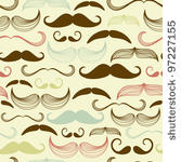 art deco flower seamless...