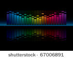 coloful graphic equalizer...