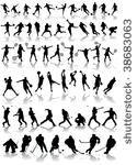 vector sport silhouettes