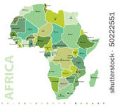 vector map of africa