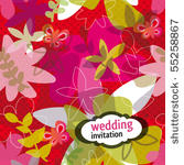 modern wedding invitation...