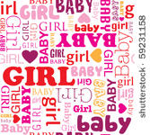 seamless new born baby girl...