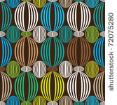 seamless blue green retro...