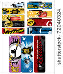 banner backgrounds set