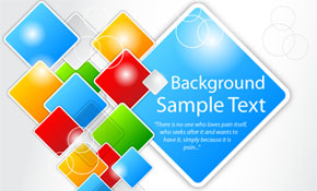 Abstract Square Vector Background