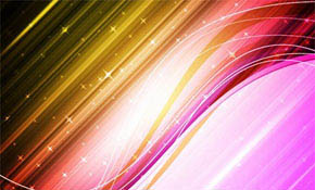 Abstract Colorful Waves Vector
