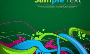 Abstract Wave Background